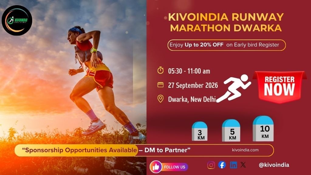 KivoIndia Runway Marathon – Dwarka 2026