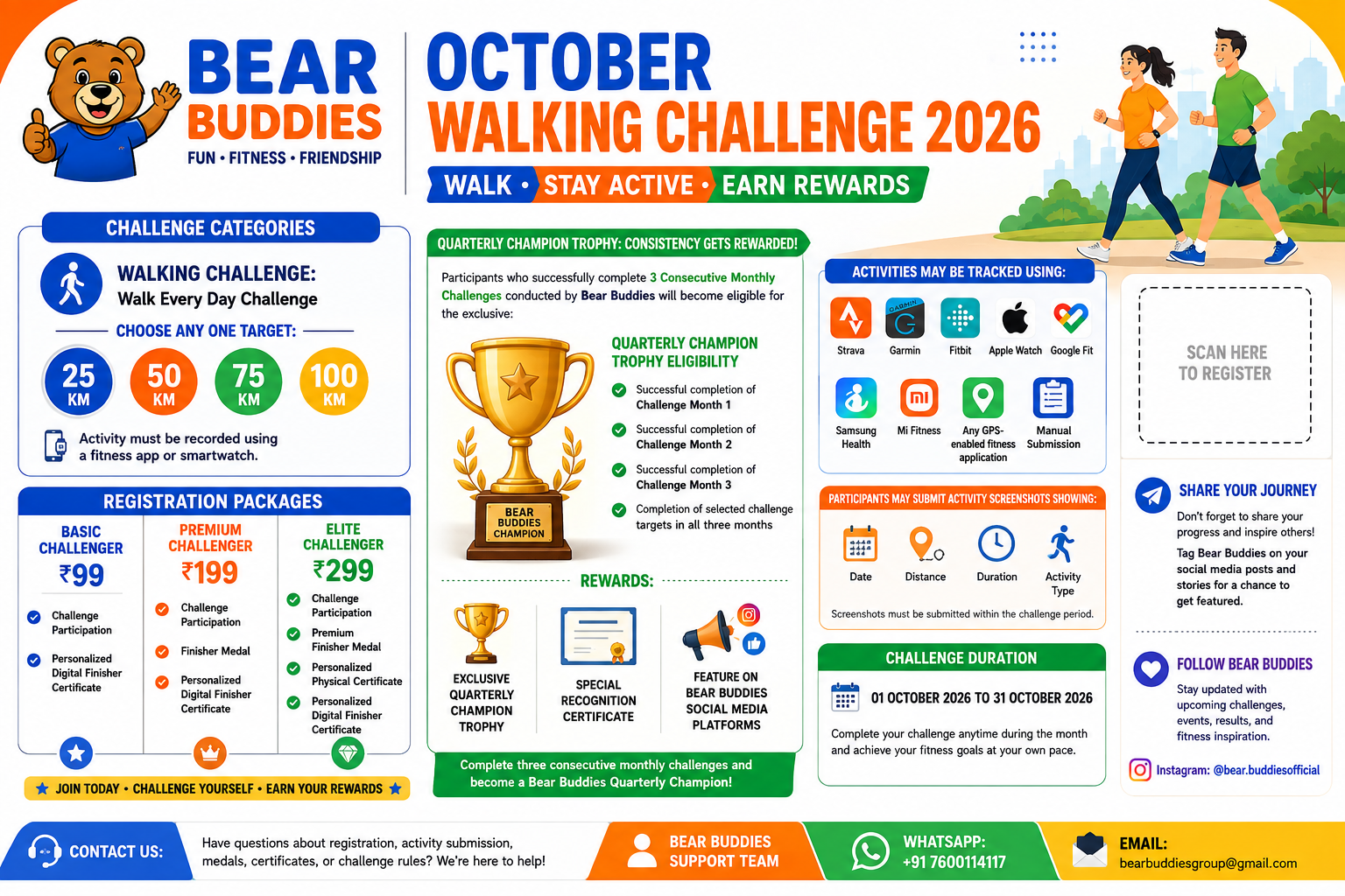 October Walking Challenge 2026