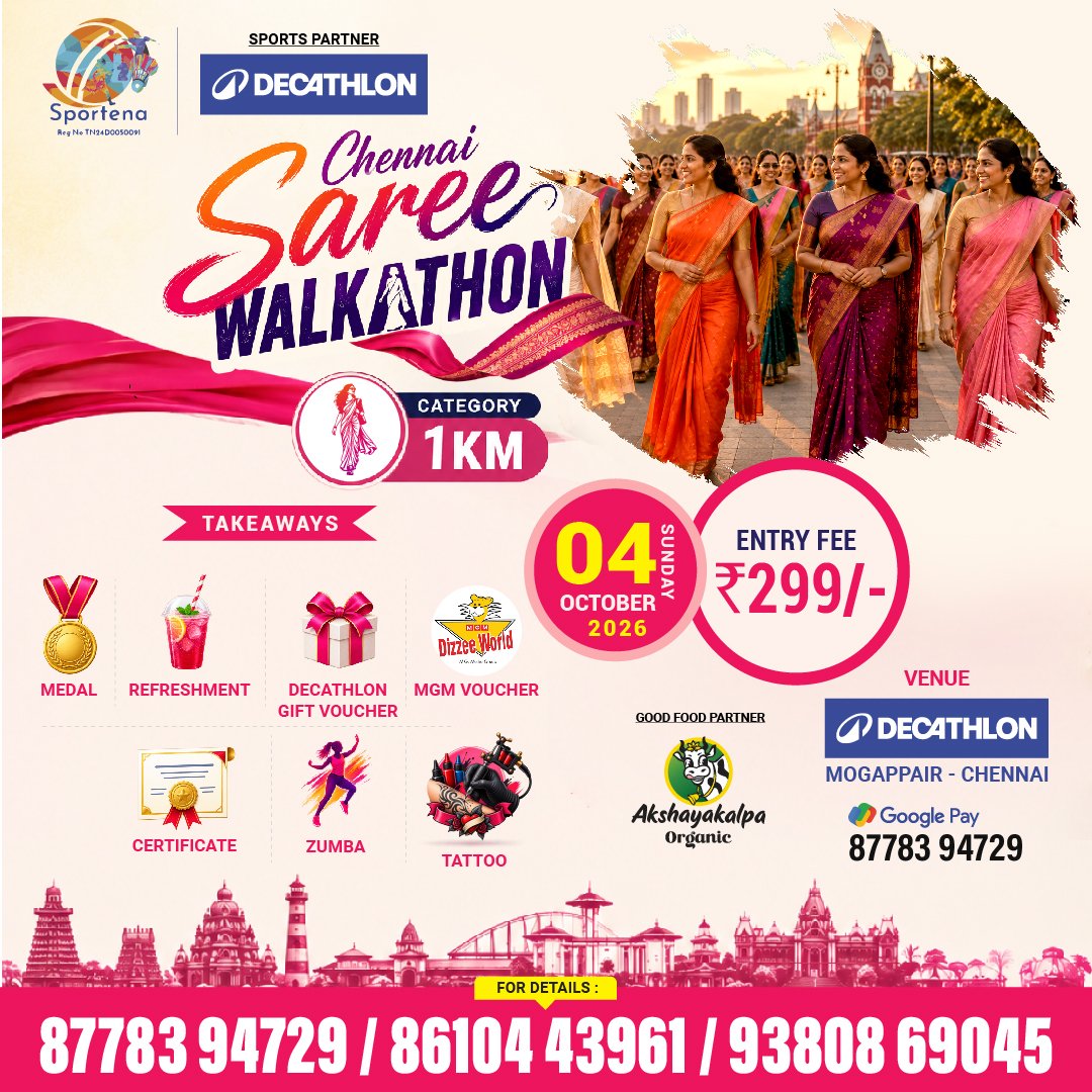 CHENNAI SAREE WALKATHON
